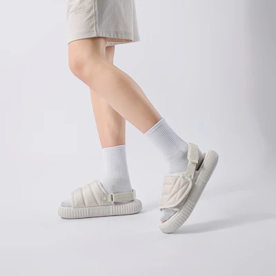Kappa Magic Tape Outdoor Sandals 'Grey White' K0DX5LL20-133 3