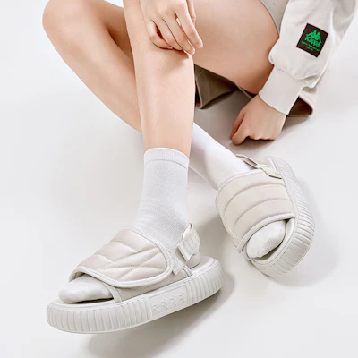 Kappa Magic Tape Outdoor Sandals 'Grey White' K0DX5LL20-133 1