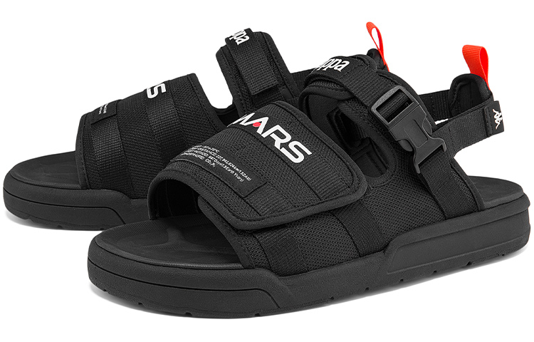 Kappa Magic Tape Sport Sandals 'Black' 圖 3