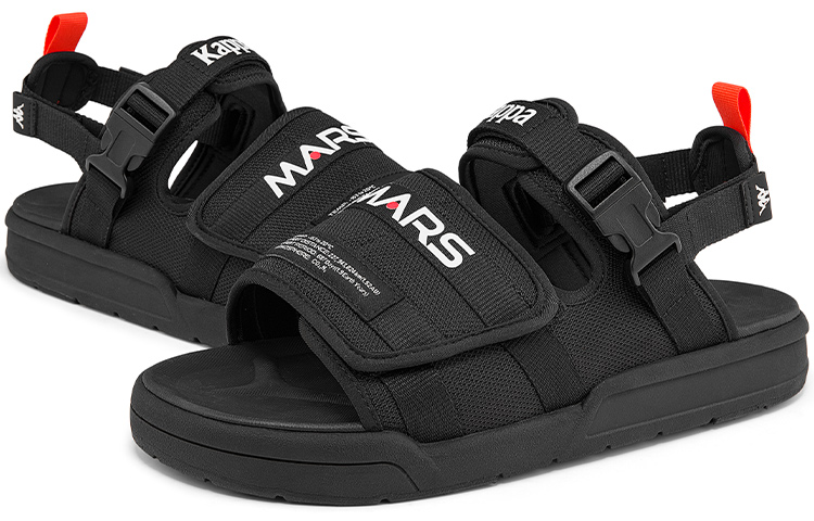 Kappa Magic Tape Sport Sandals 'Black' 圖 4