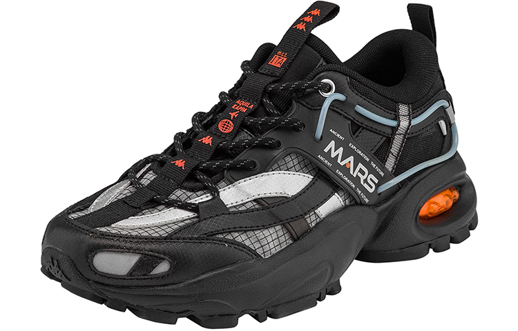 Order Kappa MARS系列 復古解構 低幫 運動休閒鞋 男女同款 黑色