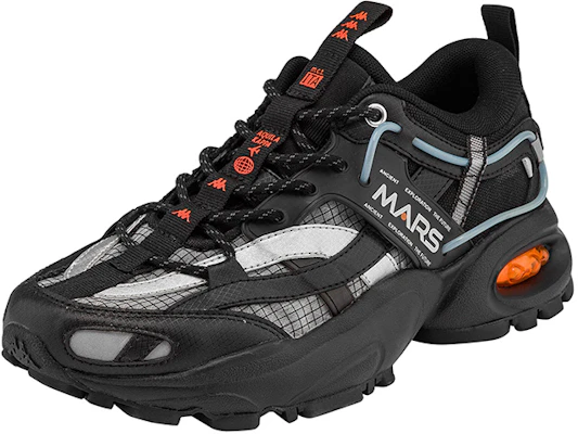 Kappa MARS系列 復古解構 低幫 運動休閒鞋 男女同款 黑色 Order Kappa MARS系列 復古解構 低幫 運動休閒鞋 男女同款 黑色