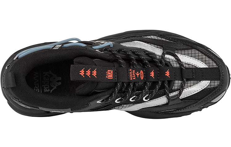 Details for Kappa MARS系列 復古解構 低幫 運動休閒鞋 男女同款 黑色