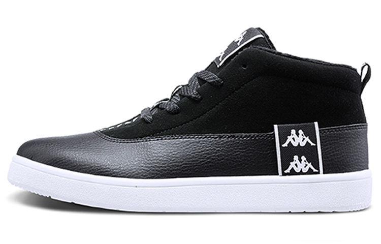 Kappa Mid Top 'Black Velour Logo' K0855CC54D-990