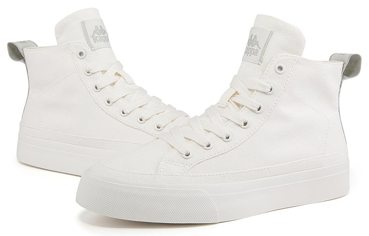 Kappa Mid-Top Casual Sneakers 'White' 圖 4