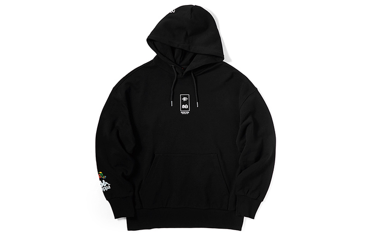 Kappa Mountain Sea Classic Hoodie with Shan Hai Jing Print - Unisex Style K09Y2MT59D