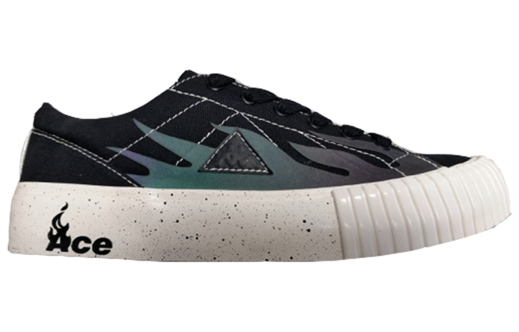 Kappa One Piece 'Portgas D. Ace RF Low Top - Black' 圖 2