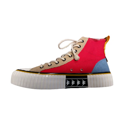 Kappa One Piece High-Top Vulcanized 'Monkey D. Luffy Red Blue Brown'