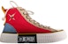 Kappa One Piece x High-Top Vulcanized 'Monkey D. Luffy Merah Biru Coklat' KPCBGVS62C-564