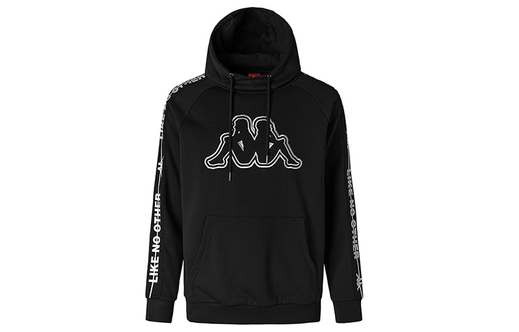 Kappa Oversized Logo Print Hoodie Pullover - Unisex Style K0AY2MT68D