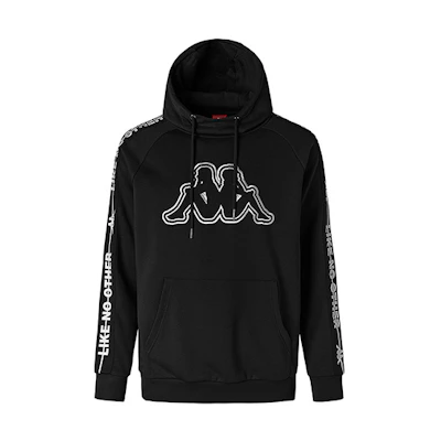 Kappa Oversized Logo Print Hoodie Pullover - Unisex Style K0AY2MT68D