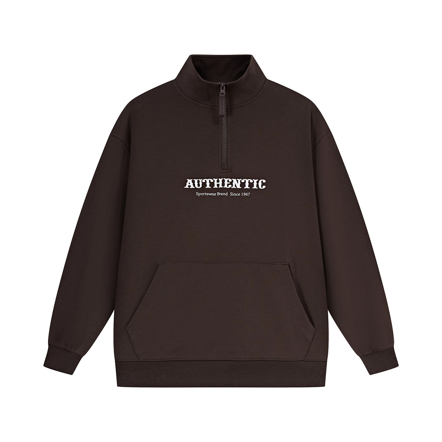 Kappa PLAYER Half-Zip Stand Collar Loose Knit Pullover Sweatshirt Unisex Multicolor K0EY2WT31D