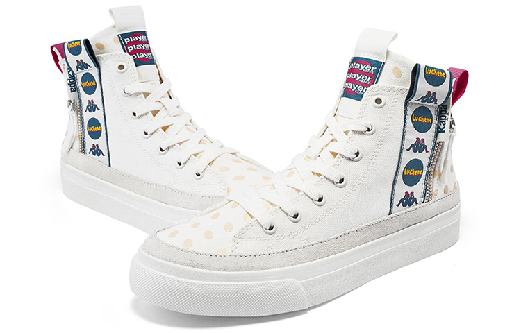 Details for 卡帕高帮“白派”运动鞋 K0AW5CC48D-012