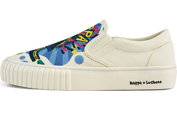 Kappa PLAYER Low White 'Artist Collab Print Slip-On' K0A65VS75D-024