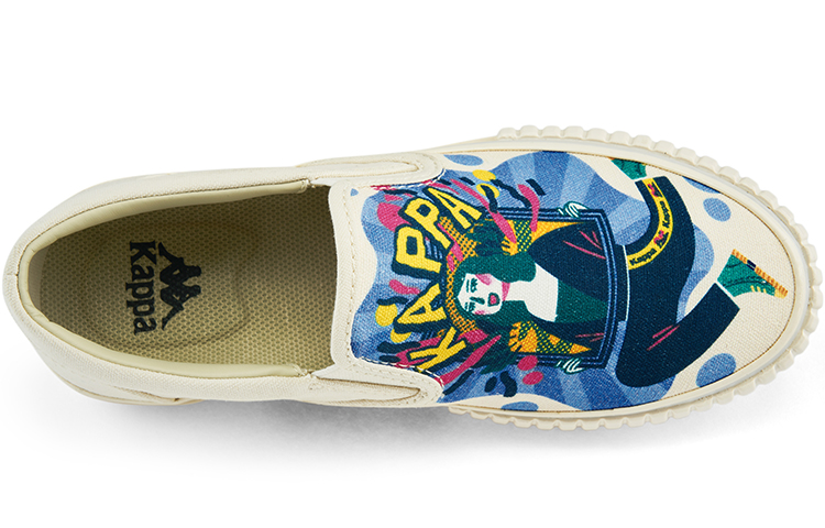 Shop Kappa PLAYER Low Weiß ''Künstler Kollab Print Slip-On'' K0A65VS75D-024