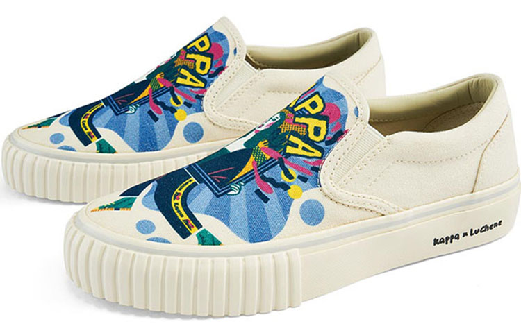 Purchase Kappa PLAYER Low Weiß ''Künstler Kollab Print Slip-On'' K0A65VS75D-024