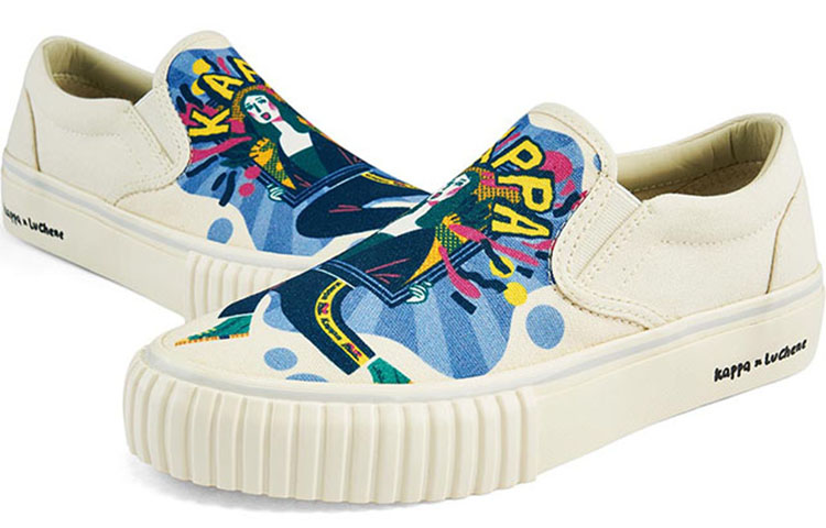 Details for Kappa PLAYER Low Weiß ''Künstler Kollab Print Slip-On'' K0A65VS75D-024