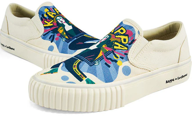 Kappa PLAYER Low Weiß ''Künstler Kollab Print Slip-On'' K0A65VS75D-024 Details for Kappa PLAYER Low Weiß ''Künstler Kollab Print Slip-On'' K0A65VS75D-024