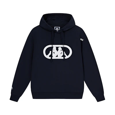 Kappa Player Retro Knit Hoodie Unisex - Comfortable Casual Fleece Pullover K0EY2MT30D