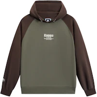 Kappa PLAYER Retro Sports Colorblock Hoodie Green - Casual Cotton Sweater K0E72MT83 Kappa PLAYER Retro Sports Colorblock Hoodie Green - Casual Cotton Sweater K0E72MT83