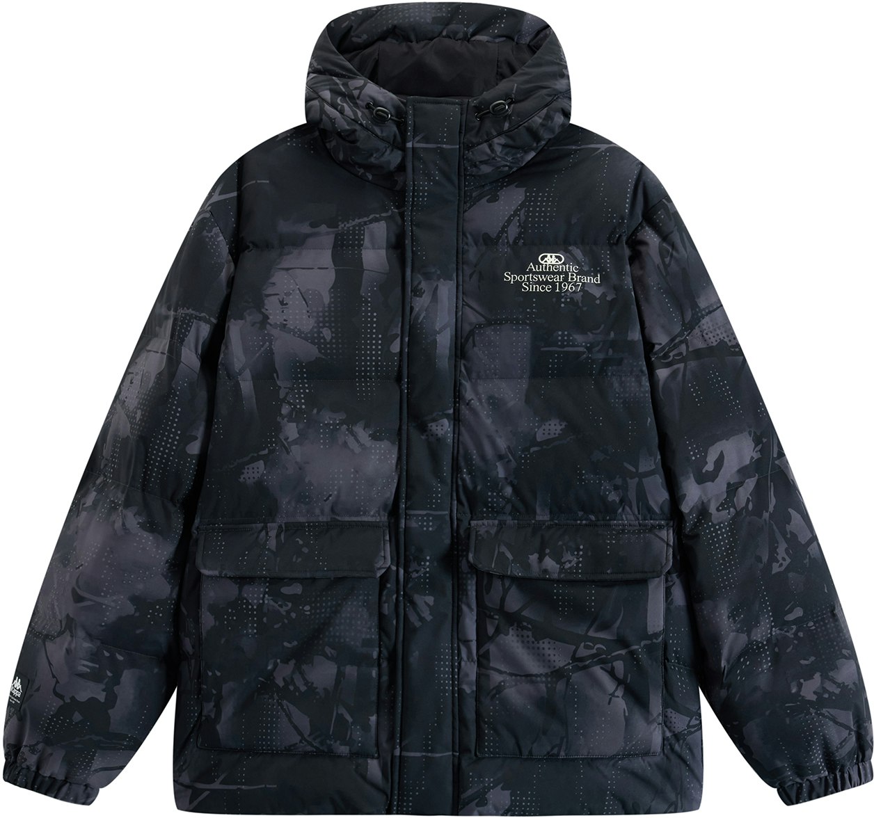 kappa-player-unisex-short-hooded-down-jacket-winter-outdoor-warm-coat-k0-ez-2-yy-31-d