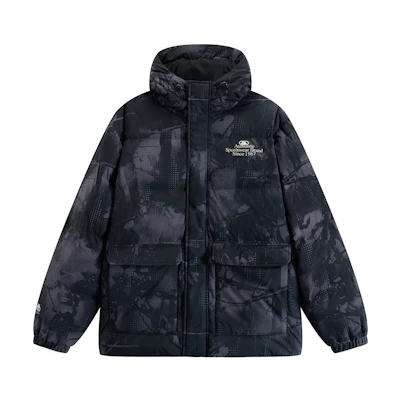 Kappa PLAYER Unisex Short Hooded Down Jacket Winter Outdoor Warm Coat K0EZ2YY31D