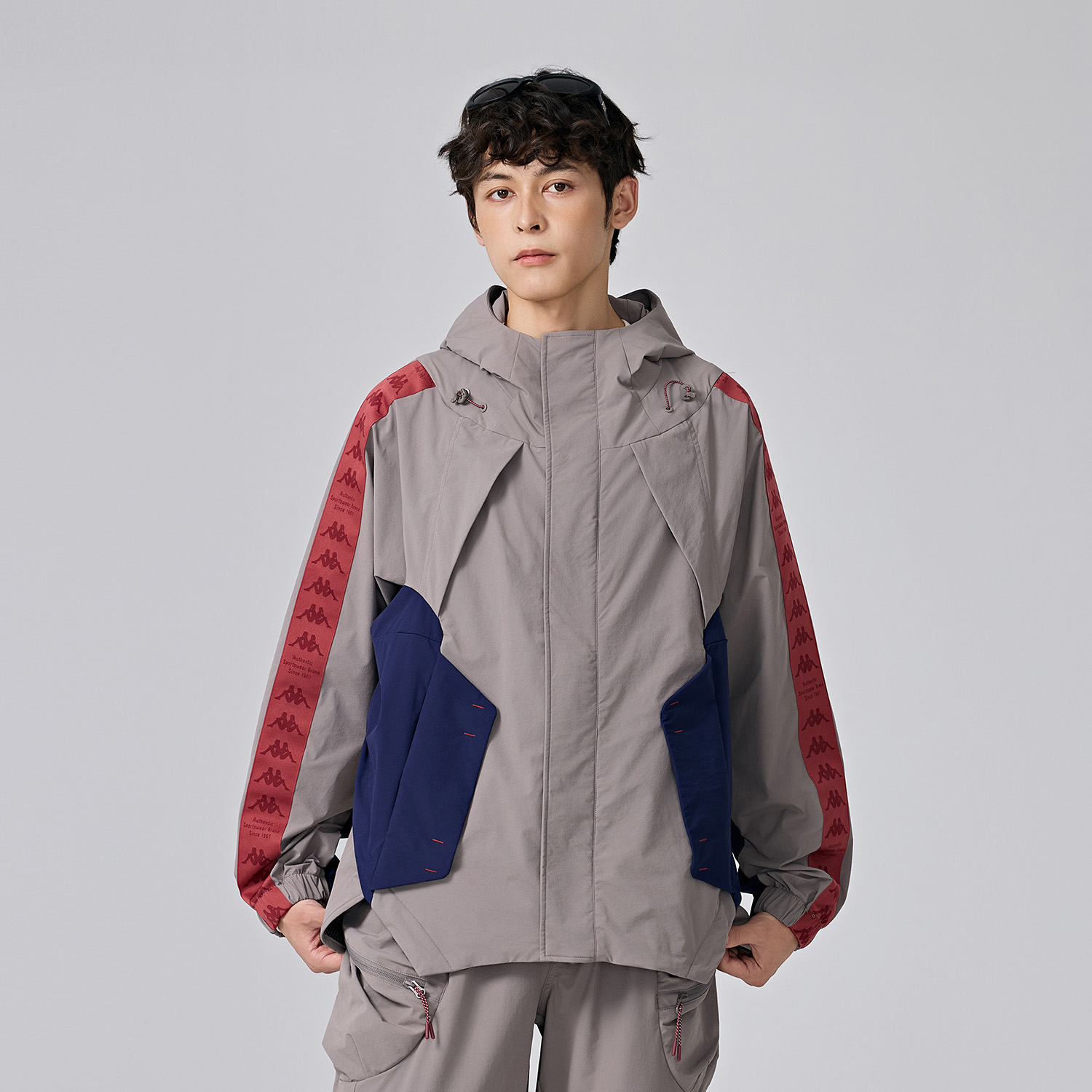 Kappa PLAYER Water-Resistant Hooded Jacket Outdoor Casual Sportswear K0E72FJ61 圖 11