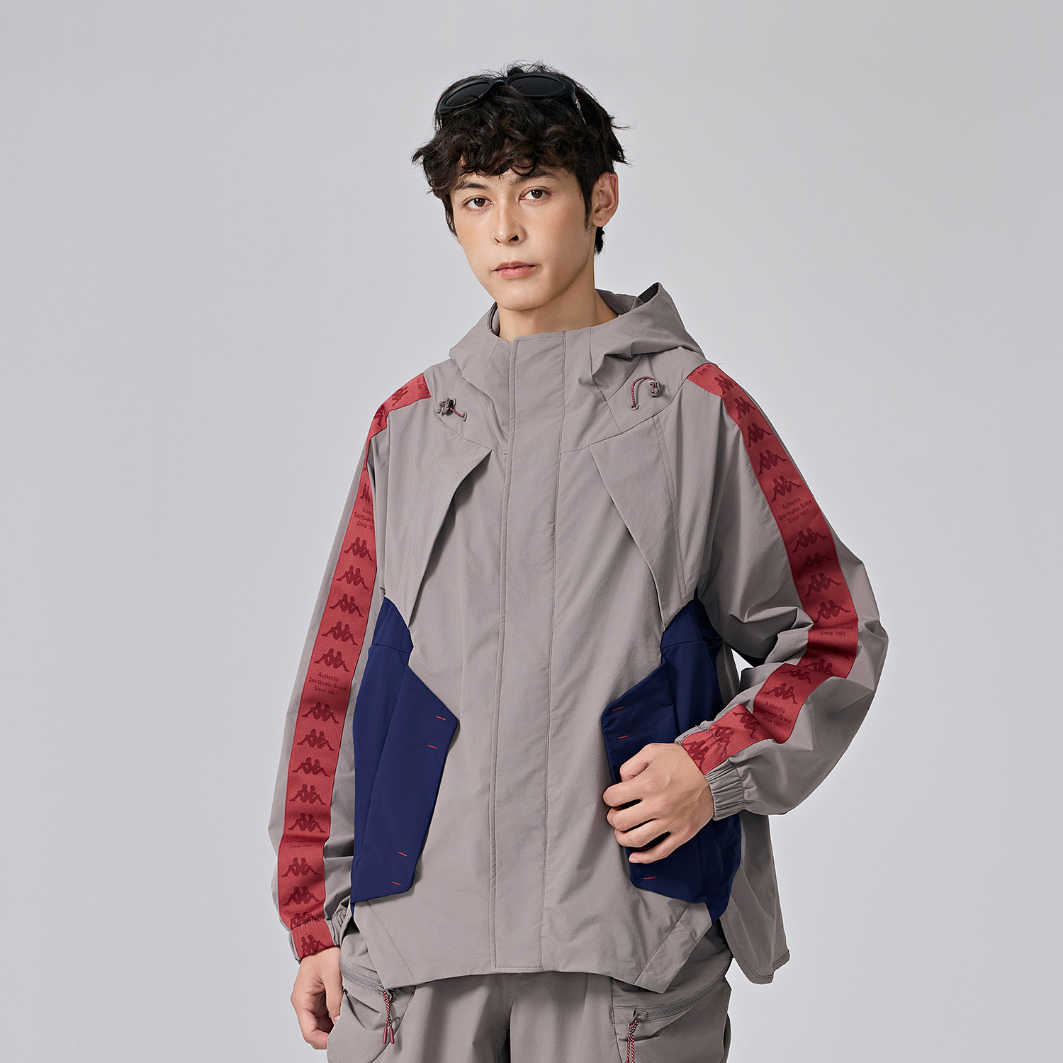 Kappa PLAYER Water-Resistant Hooded Jacket Outdoor Casual Sportswear K0E72FJ61 圖 12
