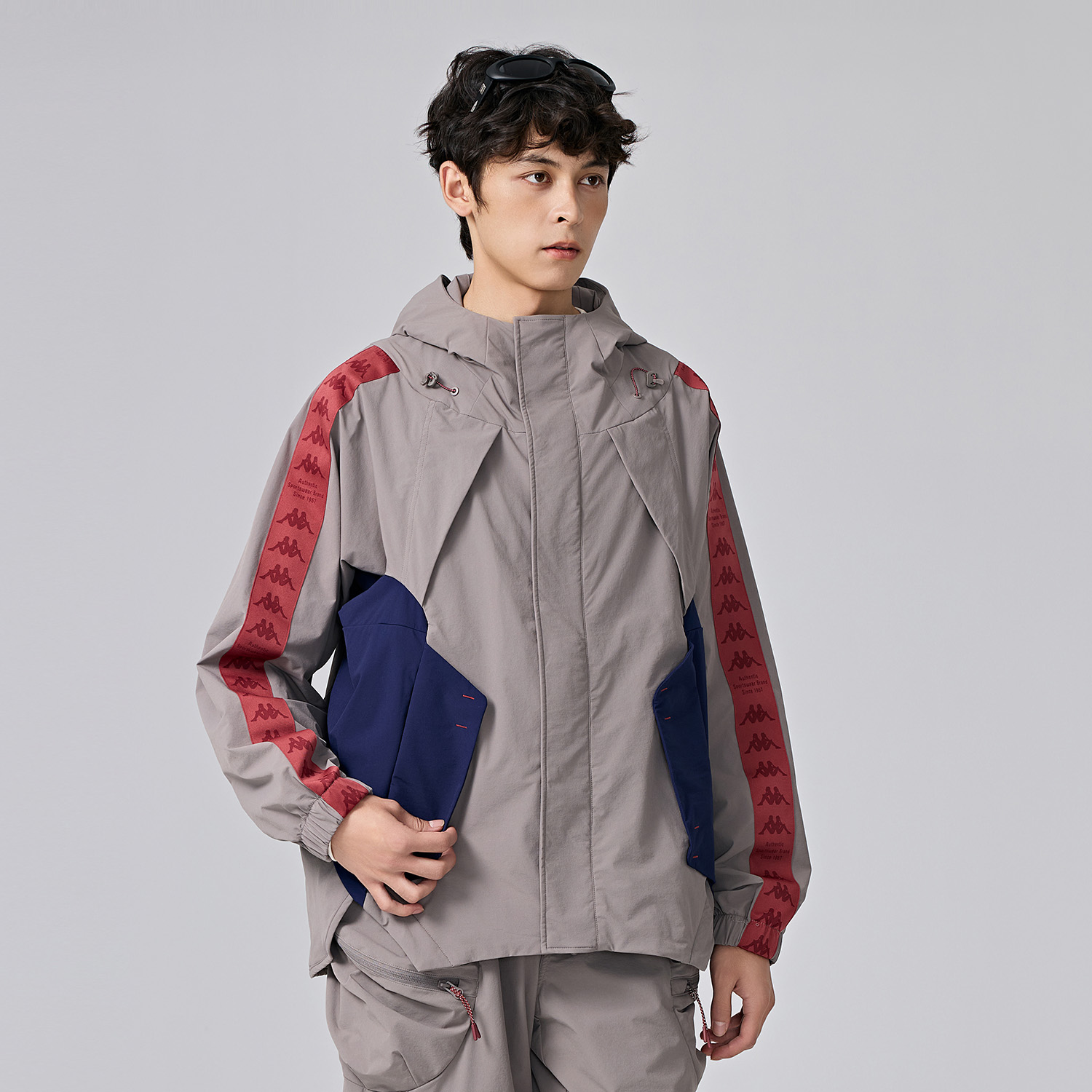 Kappa PLAYER Water-Resistant Hooded Jacket Outdoor Casual Sportswear K0E72FJ61 圖 13
