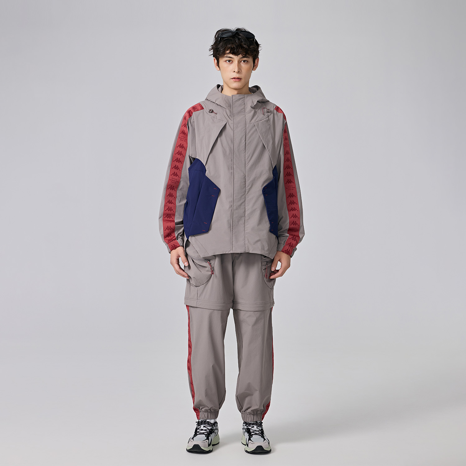 Kappa PLAYER Water-Resistant Hooded Jacket Outdoor Casual Sportswear K0E72FJ61 圖 14