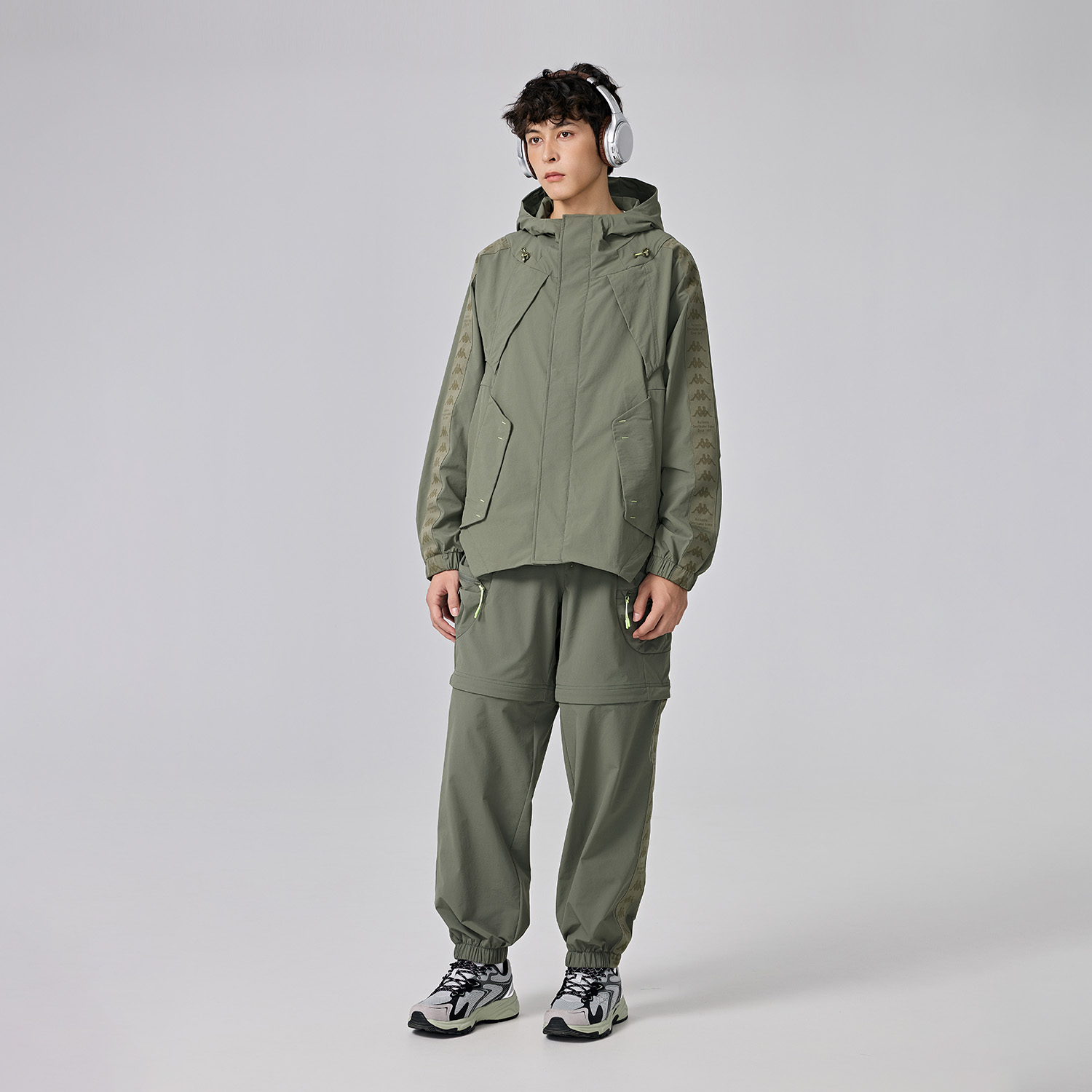 Kappa PLAYER Water-Resistant Hooded Jacket Outdoor Casual Sportswear K0E72FJ61 圖 5