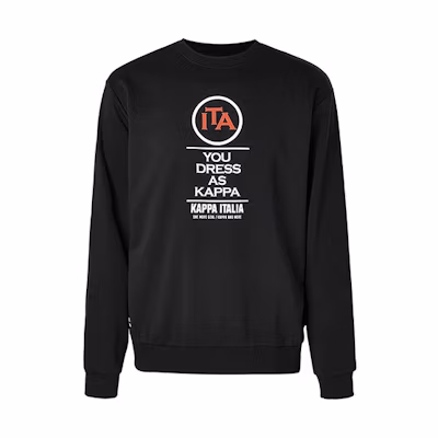 Kappa Pullover Knit Sweatshirt with Letter Logo Print K0A52WT58D