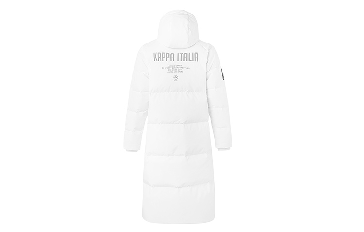 Kappa Reflective Long Hooded Down Jacket Winter Couple's Edition K0AZ2YY88D 圖 3
