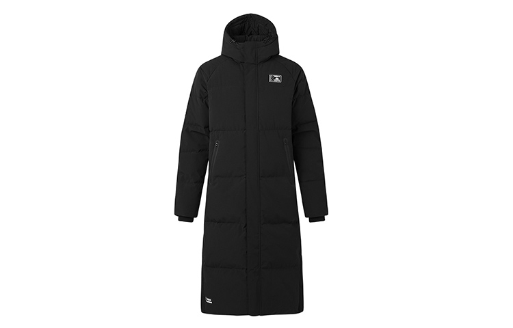 Kappa Reflective Long Hooded Down Jacket Winter Couple's Edition K0AZ2YY88D 圖 6