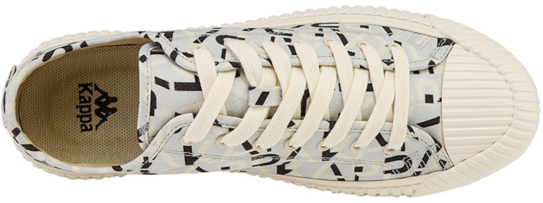 kappa 復古老花低筒休閒帆布鞋 男女同款 迷幻灰 Details for kappa 復古老花低筒休閒帆布鞋 男女同款 迷幻灰