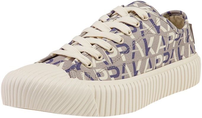 kappa 復古休閒老花帆布鞋 男女同款 火山灰 Order kappa 復古休閒老花帆布鞋 男女同款 火山灰