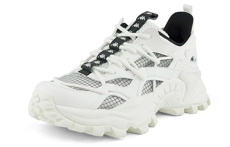 Kappa Retro Casual Dad Shoe 'White Grey' 圖 2