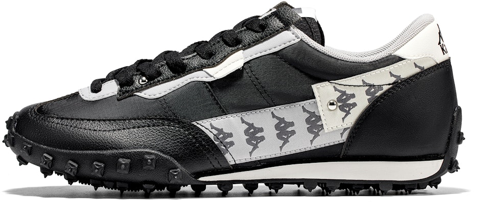 Scarpe Running Casual Retro Kappa Leggere Traspiranti Nero Bianco K0EY5MM09-990 Buy Scarpe Running Casual Retro Kappa Leggere Traspiranti Nero Bianco K0EY5MM09-990