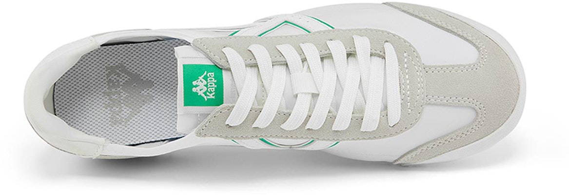 Kappa Retro Casual Sneakers 'White Green' K0BX5BB01-012 Lookbook Kappa Retro Casual Sneakers 'White Green' K0BX5BB01-012