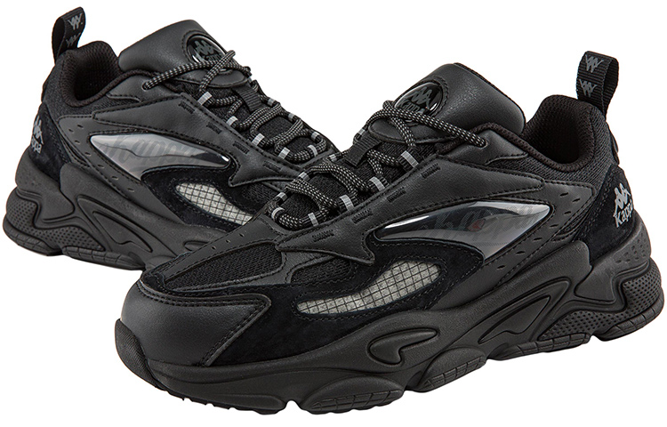 Shop Kappa 复古厚底低帮‘黑’ K0BZ5MC50-990