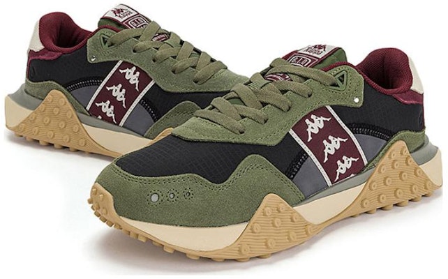 Kappa Retro Comfort Low 'Hijau Hitam' K0DZ5MM07-990 Shop Kappa Retro Comfort Low 'Hijau Hitam' K0DZ5MM07-990