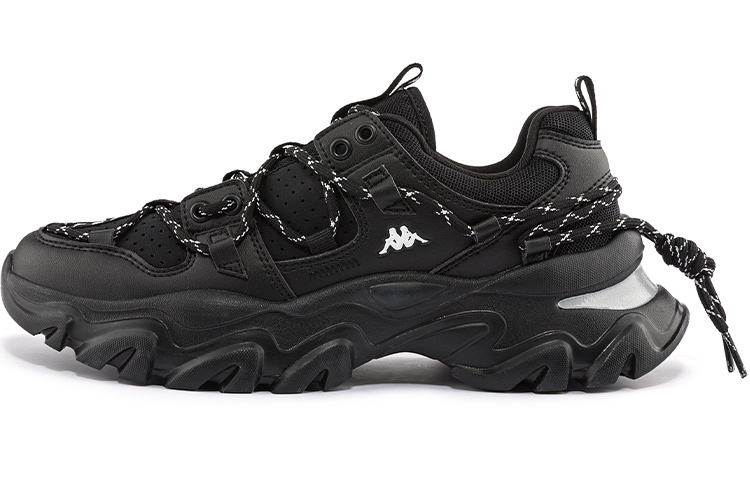 Kappa Retro Deconstructed Chunky Low 'Black White'