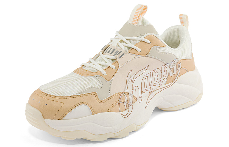 Kappa Retro Deconstructed Dad Sneakers 'White Light Yellow Tan' 圖 2