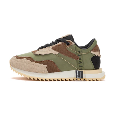 Kappa Retro Deconstructed Low 'Green Coffee Black'