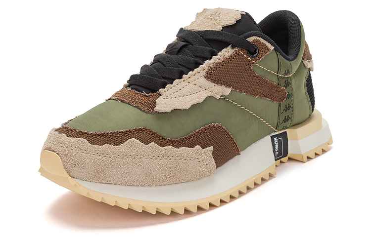 Order Kappa 復古解構休閒 低幫 跑步鞋 男女同款 綠咖黑