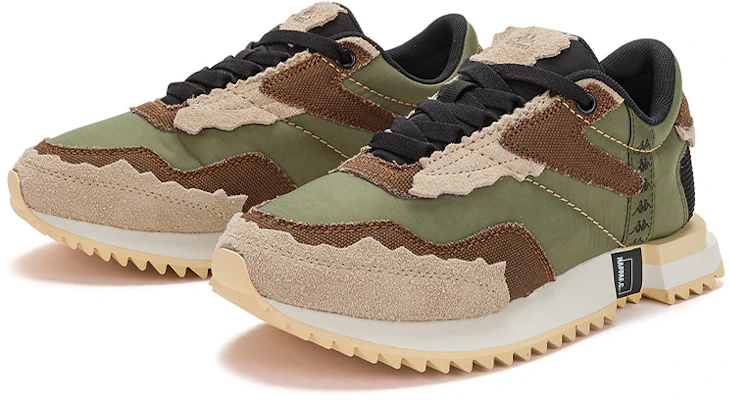 Kappa 復古解構休閒 低幫 跑步鞋 男女同款 綠咖黑 Lookbook Kappa 復古解構休閒 低幫 跑步鞋 男女同款 綠咖黑