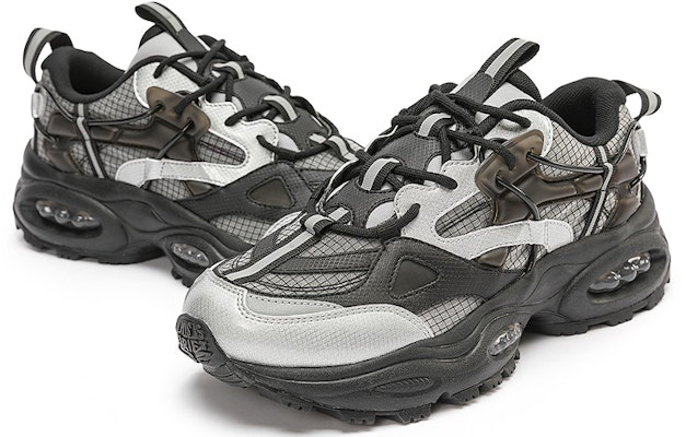 Kappa 復古解構 增高 低筒 老爹鞋 男女同款 黑銀 Shop Kappa 復古解構 增高 低筒 老爹鞋 男女同款 黑銀