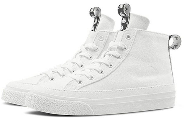 Kappa Retro High-Top Sneakers 'White' K09W5CC44A-012 Order Kappa Retro High-Top Sneakers 'White' K09W5CC44A-012