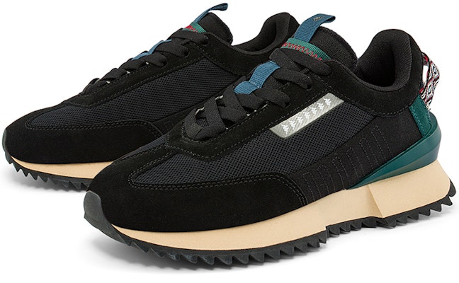 Kappa Retro Lightweight Durable Sneakers 'Black' K0BZ5MM39-990 Lookbook Kappa Retro Lightweight Durable Sneakers 'Black' K0BZ5MM39-990