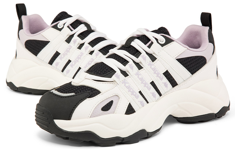 Kappa Retro Low-Top 'White Black' 圖 4